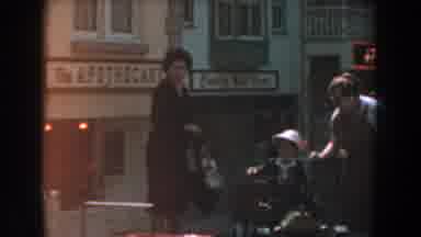Knotts Berry Farm California-1961: Boy Rides Stationary Toy Car At Storefront