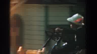 Knotts Berry Farm California (1961): Young Boy In Hat And Sweater Riding Yellow