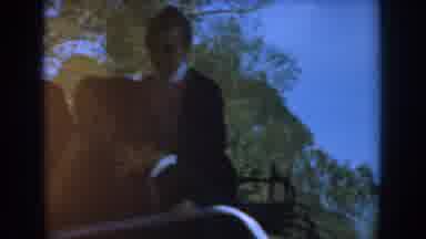 Knotts Berry Farm California (1961): People Getting Busy As Evening Crawls In As A
