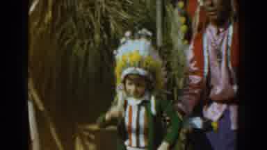 Knotts Berry Farm California (1961): Tribe Looking Woman And A Child In