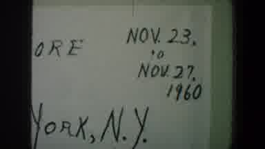 New York City (1960): A Road Trip From Baltimore To New York