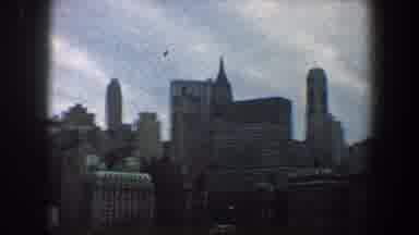 New York City (1960): Vintage Recording Of The View Of A City Skyline From The