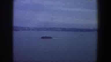 New York City (1960): Old Video Of Ships In The Water And A City In The Background