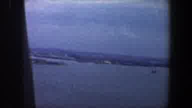 New York City (1960): A Long And Not Clear Landscape Of A Big And Blue Sea And