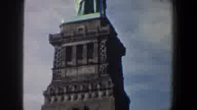New York City (1960): The Statue Of Liberty In Front View