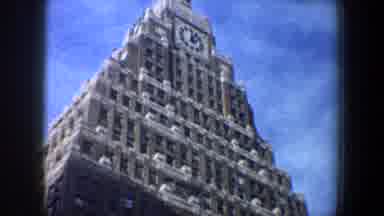 New York City (1960): A View Of A Day In Big City With Pedestrians And Skyscrapers