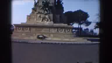 Rome Italy (1959): A Large Statue Erected There