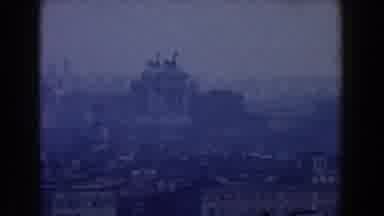 Rome Italy (1959): An Aerial View Of Large City With Buildings And Road Networks