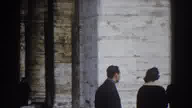 Rome Italy (1959): Many People Are Standing In Front Of An Old Museum