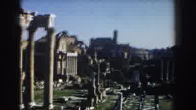 Rome Italy (1959): Footage From Old Rome Showing The Colosseum In The Background