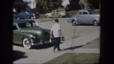 Nevada (1954): Man Walking In The Street And Saying Goodbye To Someone
