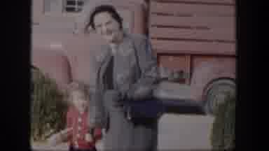 Nevada (1954): Mother On A Walk With Daughter Nearby Family Home