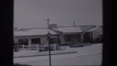 Nevada (1954): Classic Real Estate Footage Of Snow-Covered Roofs Of Ranch Style