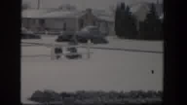 Nevada (1954): The Snow-Covered Street After The Blizzard