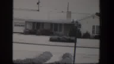 Nevada (1954): Houses Covered In Snow
