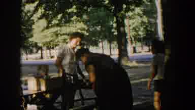 Nevada (1954): Family Being Silly And Enjoying A Picnic In The Woods