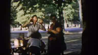 Nevada (1954): A Large Group Of People Having Lunch At A Gathering