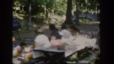 Nevada (1954): Old Super Footage Of Family Camping In The Woods