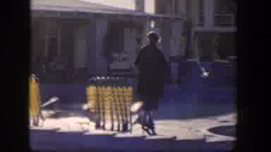 Nevada (1954): Woman Pool Walking Distrust Sun Chair Leisure Cold Weather Sun Dark