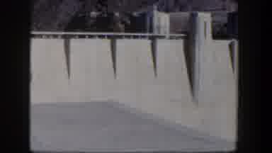 Nevada (1954): Close Up View Of Hoover Dam On A Bright Sunny Day