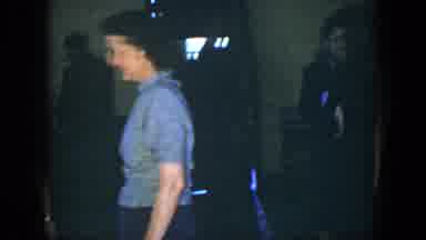 Houston Texas (1952): Men And Mostly Women Dressed Formally Scooping Around The