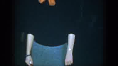 Houston Texas (1952): Woman Showing Off Her Grey Skirt And Black Skirt With White