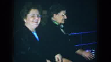 Houston Texas (1952): Woman Wearing Green Scar And Glasses Walks To Woman Wearing
