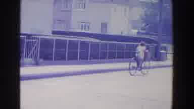 Ireland (1961): While One Girl Rides A Bicycle Another Walks On The Sidewalk And