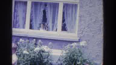 Ireland (1961): A Woman Smokes As She Hands Over Flowers To Her Neighbor