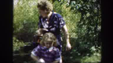 Washington DC (1948): White Family Walking In A Park In Washington Dc In The Late