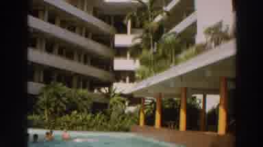 PUERTO RICO-1966: Family Swimming At La Rada Hotel Pool