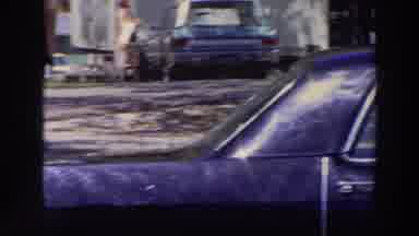 Puerto Rico (1966): Footage Of Parked Car On A Street And A Body Of Water Filled