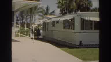 Puerto Rico (1966): An Elderly Man Walks From Beside His Bungalow In The Sun