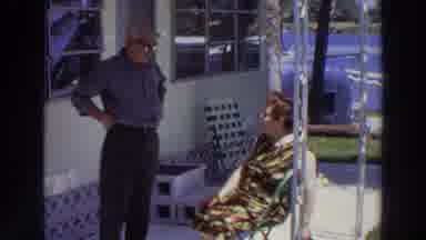 Puerto Rico (1966): Classic Man And Woman Chat Poolside In Mid-Century Color Film