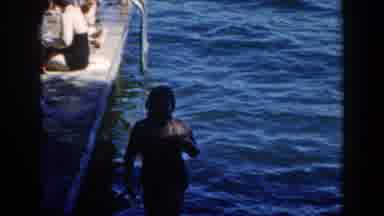 Brighton Michigan (1960): A Woman Savors The Freshness And Coolness Of The Waters