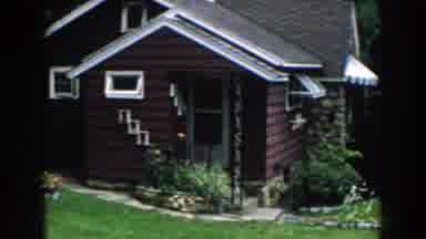 Brighton Michigan (1960): A Beautiful House With A Beautiful Front Yard