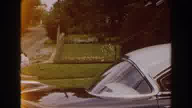 Brighton Michigan (1960): Roof Of A Car And Then A Dozen People On The Pier In A