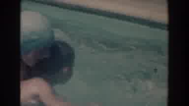 North Hollywood California (1961): Learning How To Swim With Mom