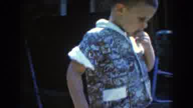 North Hollywood California (1961): Smiling Young Woman Holds A Young Boys Hand And
