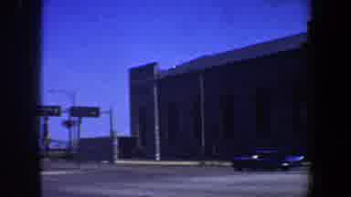 Saint Louis Missouri (1964): Traffic Control Signs Posited At The Side Of A Large