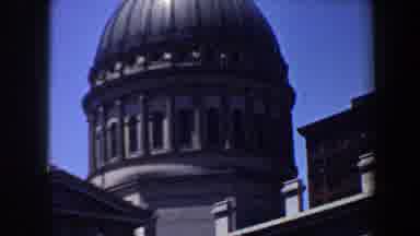 Saint Louis Missouri (1964): Historian Building With A Big Don With Many Windows