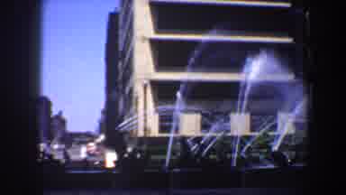 Saint Louis Missouri (1964): Delightful View Of A Gushing Water Fountain While