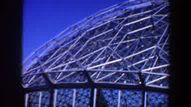 Saint Louis Missouri (1964): View Of Grey Steel Object Against Blue Sky On A Sunny
