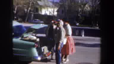 Wyoming (1957): Three Ladies In A Car And They Get Out To Look Around