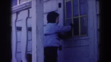 Dearborn Michigan-1961: One Tiny Child Locked Outside Bundled Up In A Coat And