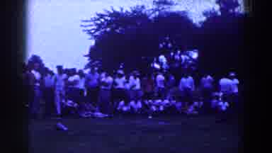 Ridgefield New Jersey-1961: Hard To See Group Of People Wearing White Shirts