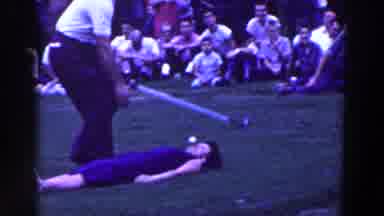 Ridgefield New Jersey (1961): Man Helps Women Who Fell Over Back On Her Feet