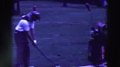 Ridgefield New Jersey (1961): Man Tries To Hit Golf Ball With A Flexible Cross And