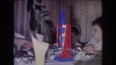 North Hollywood California (1961): Kids Having A Birthday Party With A Mother