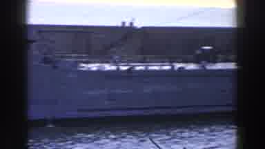 Gibraltar (1959): Two Ships On The Ocean With The Stationary Ship Not Far From The